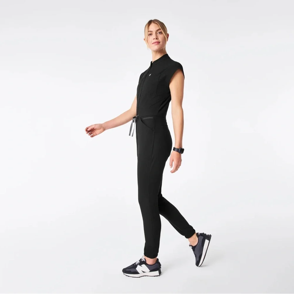 Figs Black Utility Jumpsuit (Regular) - Picture 3 of 9